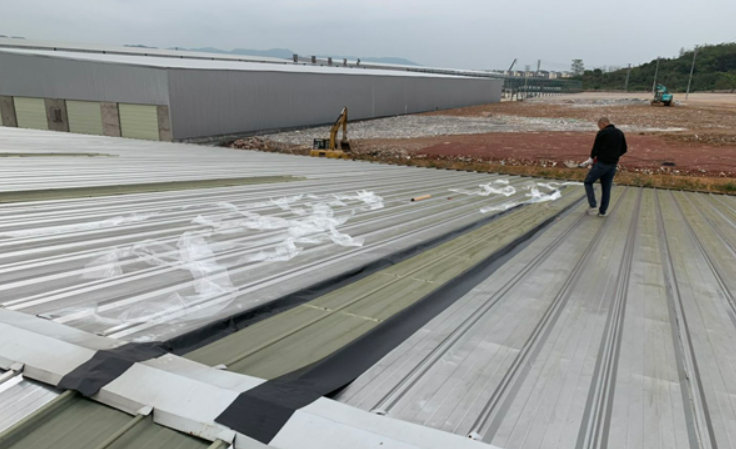 麻章厂房屋面防水维修案例